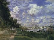 Claude Monet The Marina at Argenteuil Spain oil painting artist